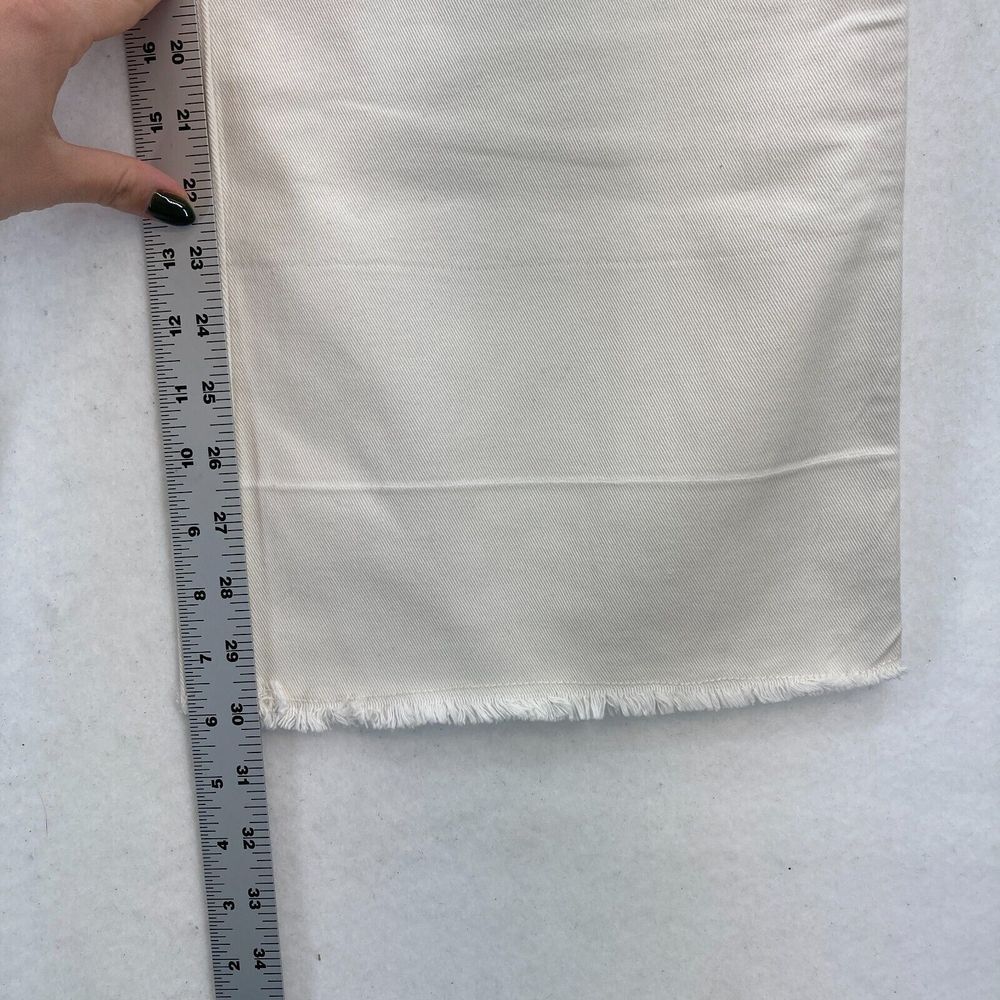 GAP Cream Wide Leg Crop Pants. 10 Tall - Picture 10 of 15